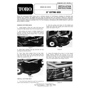 Toro 32-inch 59130 Mower manual cover