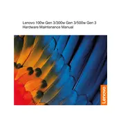 Lenovo 3 Gen 500w Laptop manual cover