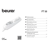 Beurer FT 58 Thermometer manual cover