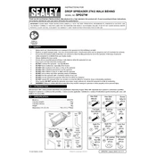 Sealey SPD27W Spreader manual cover