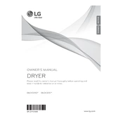 LG DLEX3250V DLEX3250V.ASSEEUS Dryer manual cover