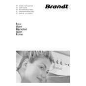 Brandt FP562WW Oven manual cover
