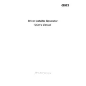 Oki C331dn Driver Installer Generator Printer manual cover