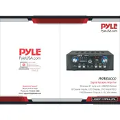 Pyle PKRMX4000 Amplifier manual cover