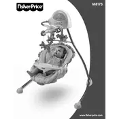 Fisher Price Mattel Open-Top M8173 Swing manual cover