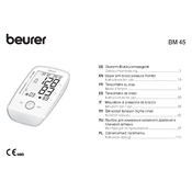 Beurer BM 45 Blood Pressure Monitor manual cover