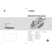 Bosch 0 601 59A 762 Planer manual cover