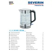 Severin WK 3420 Kettle manual cover