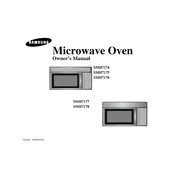 Samsung SMH7174STE Microwave manual cover