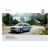 Škoda Superb II 2011 Car manual cover