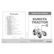 Kubota M5040 Tractor manual cover