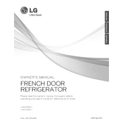 LG LMX21984ST Refrigerator manual cover