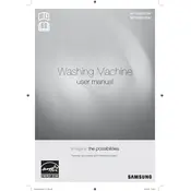 Samsung PowerFoam WF45H6300 Washing Machine manual cover