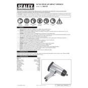 Sealey SA4.V2 Impact Wrench manual cover