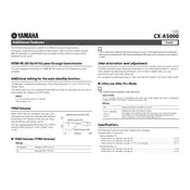 Yamaha CX-A5000 Amplifier