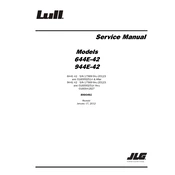 Lull 644E-42 S-N 17569 Forklift manual cover