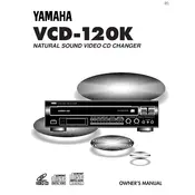 Yamaha VCD-102K Disc Player manual cover