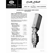 Shure 333 Microphone manual cover