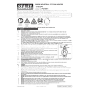 Sealey PEH5001 Heater manual cover