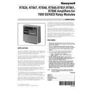 Honeywell R7824 Amplifier manual cover