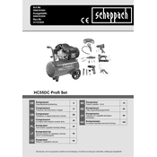 Scheppach HC55DC Profi Set 5906101904 Compressor manual cover