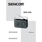 Sencor SRD 2100 B Radio manual cover