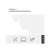 Lenovo ThinkPad P16 Gen 1 Laptop manual cover