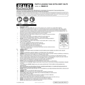 Sealey SM40D.V2 Tank manual cover