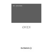 De Dietrich DOC7360X Oven manual cover