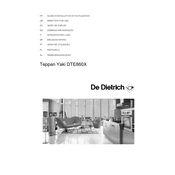 De Dietrich DTE860X Hob manual cover