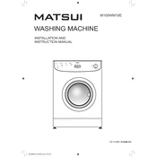 Matsui M100WM10E manual cover