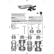 Hot Wheels Mattel RC Jump Truck X6098 Toy manual cover