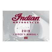 Indian Chief Dark Horse 2019 Motorcycle manual cover