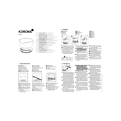 Korona 76111 Scale manual cover