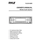 Pyle PLCD15MR MP3 Player manual cover