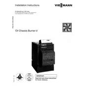 Viessmann Vitola-Biferral-E Series VBC Oil Chassis Burner-V Boiler