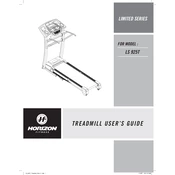 Horizon Fitness LS925T 2007 Treadmill manual cover