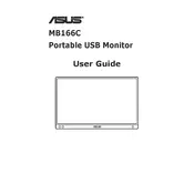 ASUS ZenScreen MB166C Monitor manual cover