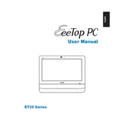 ASUS EeeTop PC ET2010AGT Computer manual cover