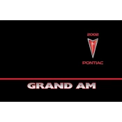 Pontiac Grand Am 2002 manual cover