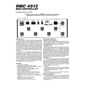 Peavey RMC 4512 Control System manual cover