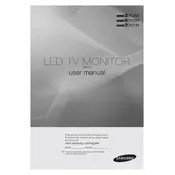 Samsung TC550 Monitor manual cover