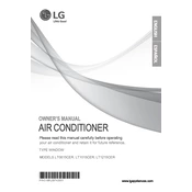 LG LT0815CER LT0815CER.AWYAUSH Air Conditioner manual cover