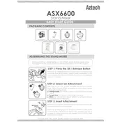 Aztech ASX6600 Mixer manual cover