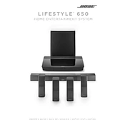 Bose Lifestyle 650 manual cover