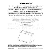 KitchenAid KVWC906KSS Hood manual cover