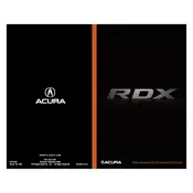 Acura RDX Base 2014 SUV manual cover