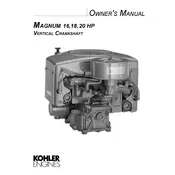 Kohler MV16HP Crankshaft manual cover