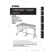 Yamaha YV1605 Percussion manual cover