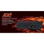 ADX Firefight MK04 ADXMK0419 Keyboard manual cover